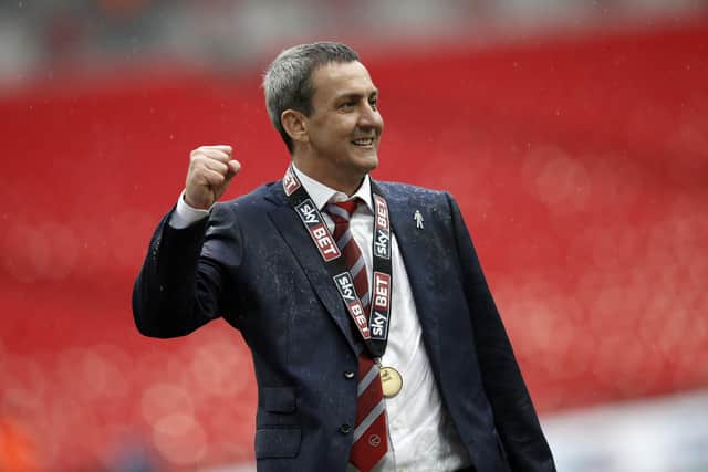 Fleetwood Town chairman Andy Pilley. Pic: ADRIAN DENNIS/AFP via Getty Images)
