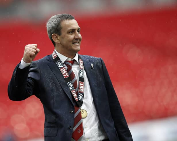 Fleetwood Town chairman Andy Pilley. Pic: ADRIAN DENNIS/AFP via Getty Images)