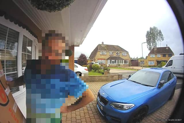 CCTV and Ring doorbell footage records the theft of a bike belonging to Spencer Cartwright on Friday, June 6 in Waterlooville.