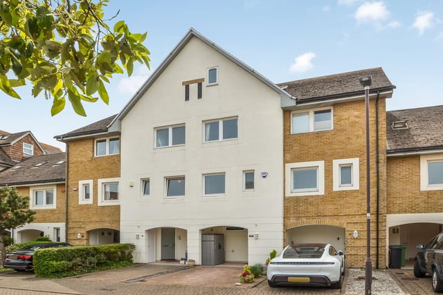 This four storey waterfront home set in Port Solent is on the market for a guide price of £950,000