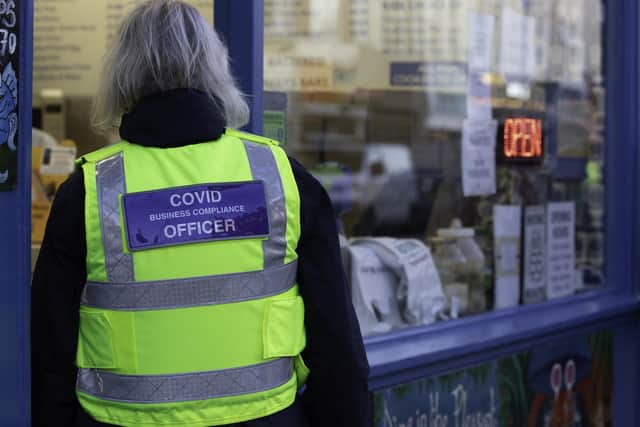 Portsmouth City Council Covid business compliance officers, known as Covid marshals. Picture: Portsmouth City Council