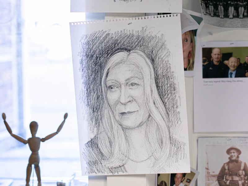 Inside Pete Codlings studio