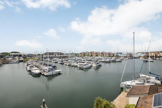 This four storey waterfront home set in Port Solent is on the market for a guide price of £950,000