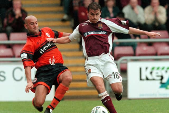 Matt Robinson appearing for Reading in August 2000. He totalled 361 appearances in the Premier League and Football League. Picture: Peter Norton/Allsport
