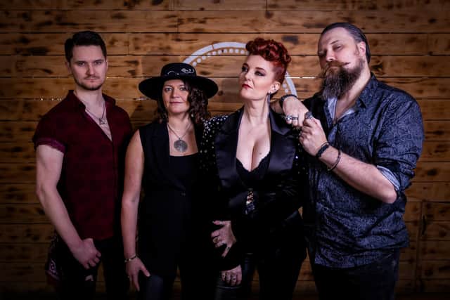 Brave Rival, from left: Ed Clarke, Donna Peters, Lindsey Bonnick and Billy Dedman