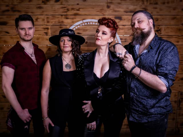 Brave Rival, from left: Ed Clarke, Donna Peters, Lindsey Bonnick and Billy Dedman
