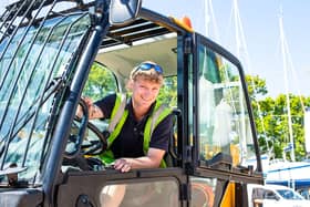 Second apprentice at Buckler's Hard Yacht Harbour, George Dunsdon