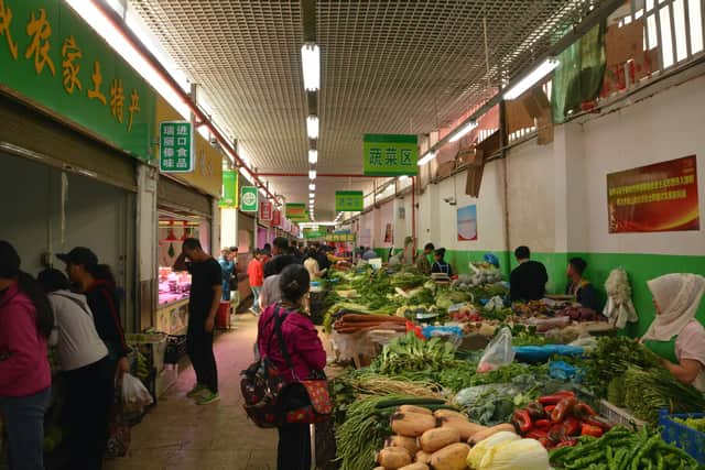 A wet market in Shenzhen. Picture: David J Colman