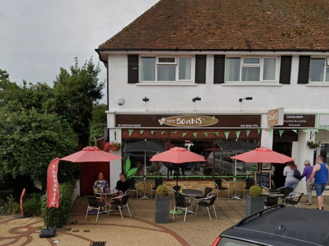Three Beans & A Tea Leaf at 33 Station Road, Hayling Island; rated five on June 12