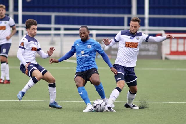 Josh Taylor, right, was recalled after suspension for his first appearance of 2020/21. Pic: Kieron Louloudis.