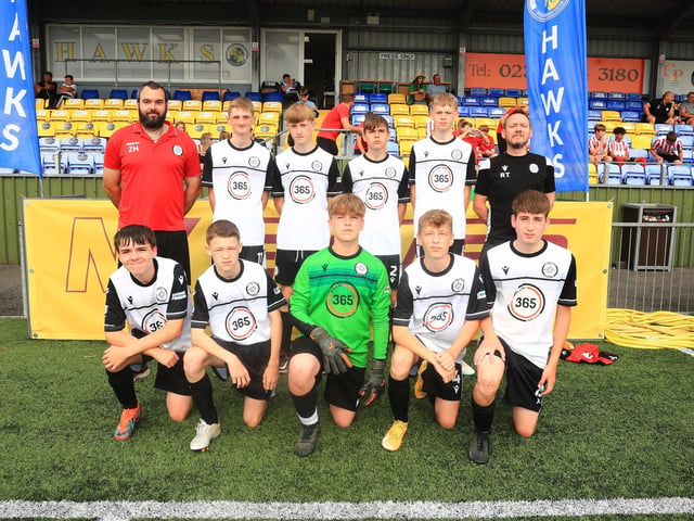 East Lodge Tornadoes U14s at the Havant and Waterlooville Summer Tournament. Picture: Dave Haines