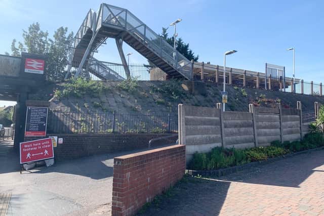 Portchester train station on September 28, 2020. Picture: Sarah Standing