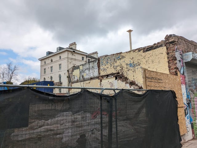 As yet unfinished commercial units inside the large empty Debenhams building in Southsea have been advertised as available to let online via property consultancy firm Vail Williams.