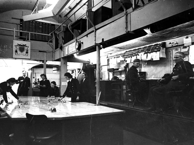 The Plotting Room, deep in the heart of Fort Southwick
PICTURE: MALCOLM WELLS ( 041930-6 )