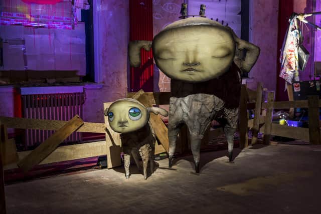 A scene from My Dog Sighs' exhibition, Inside. Picture: Mike Cooter