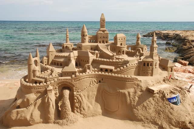 Steve Canavan is taking building sandcastles to the extreme. Picture: Shutterstock.