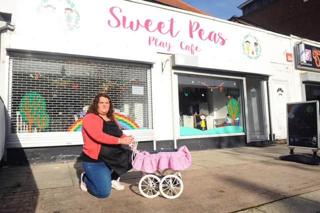 Claire White, owner of Sweet Peas Play Cafe