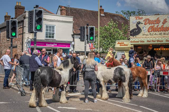 Wickham Horse Fair at Wickham on Saturday, May 20 2023
Pictured: People watching the horses at the fair..
Picture: Habibur Rahman