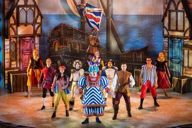 The ensemble in Dick Whittington at The Kings Theatre, Southsea, 2020. Picture by Andrew Searle