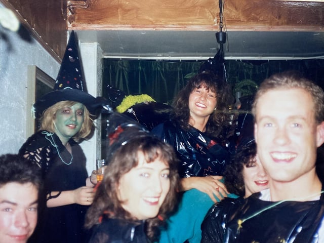 La Cage wine bar and nightclub in Havant towards the end of the 1980s. The photos are from various charity nights, Red Nose Day, Halloween, Christmas and fancy dress evenings.