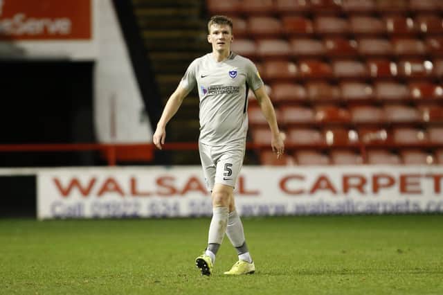 Paul Downing was surprisingly named in Pompey's squad against Fleetwood, following an absence of 15 matches. Picture: Paul Thompson/ProSportsImages