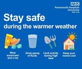 Tips to stay safe during the warmer weather