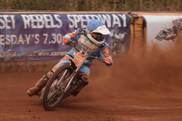 Danno Verge takes to the track in his previous spell with Wightlink Warrirors