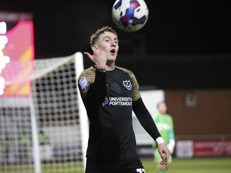 Much has been made about Curtis' situation every since John Mousinho arrived at Fratton Park. Largely on the fringes under Danny Cowley earlier this season, the Irishman showed what he can do when handed a start against Fleetwood. Injury prevented him from playing against Posh, but you sense the new head coach wants to get Curtis firing again and being a real nuisance for opposition defences. Will have to do that, though, as the main back-up to Paddy Lane.