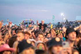Fan watching Suede playing at Victorious Festival, Southsea on Sunday 28th August 2022

Picture: Habibur Rahman