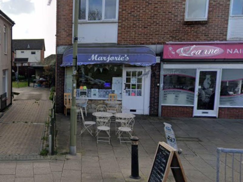 Marjories Tea Rooms And Bistro at 1 Russell Buildings, 86 West Street, Portchester, was rated 4 on February 15.