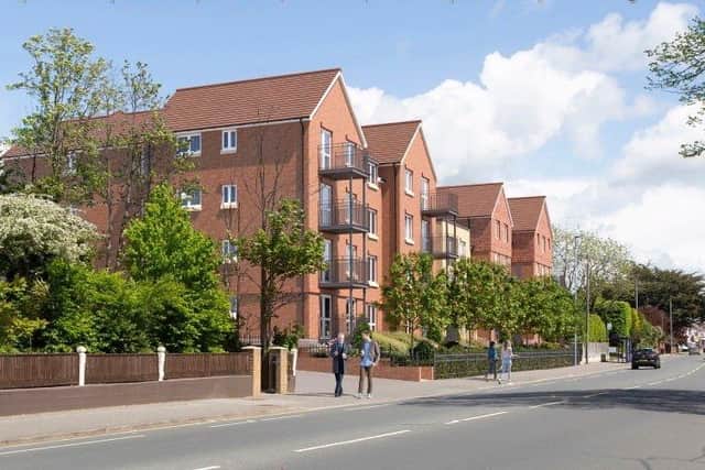 The first version of the plan for the Hampshire Car Sales site