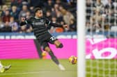Josh Murphy puts Pompey 2-0 ahead against Swansea with a sublime finish on 45 minutes - but the Blues ended up drawing 2-2. Picture: Jason Brown/ProSportsImages