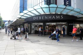 Shops across the country reopened their doors on Monday, June 15, including Cascades Shopping Centre and Commercial Road in Portsmouth.

Pictured is: Debenhams in Commercial Road, Portsmouth.

Picture: Sarah Standing (150620-9928)
