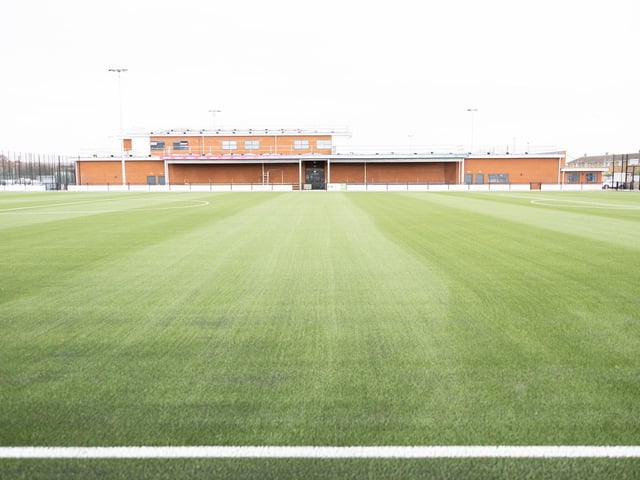 Pictured: Overall view of one of the pitches and stadium. Picture: Marcin Jedrysiak