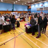 Fareham Indoor Christmas market, Fareham Leisure Centre
Picture: Chris Moorhouse