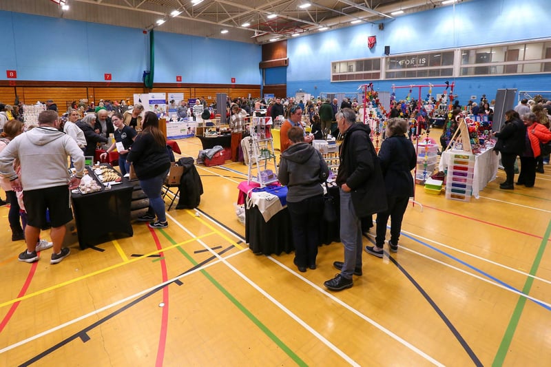 Fareham Indoor Christmas market, Fareham Leisure Centre
Picture: Chris Moorhouse