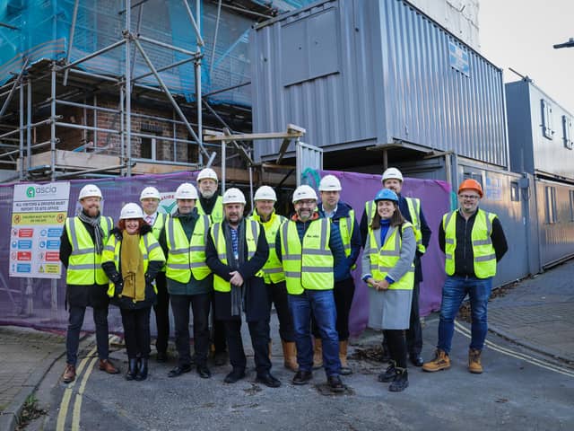 Brewery House, originally Long & Co’s Brewery bottling store in Southsea, celebrated its ‘topping out’ milestone this month as construction reached its highest point.