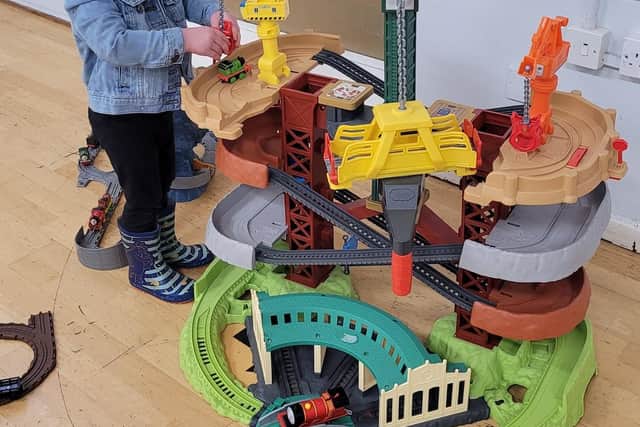 Portsmouth youngsters were able to celebrate after Connors Toy Libraries received a cheque for £1,500