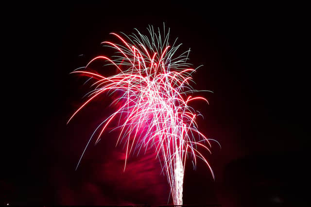 Fireworks reported being thrown in the street in areas of Havant, Leigh Park and Bedhampton. Pictured is the fireworks display at HMS Sultan. Photos by Alex Shute