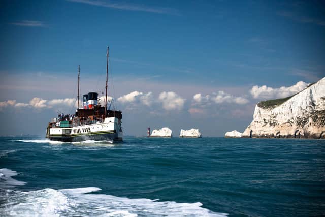 The world’s last seagoing paddle steamer Waverley has returned to south coast. Pic Roy Tait