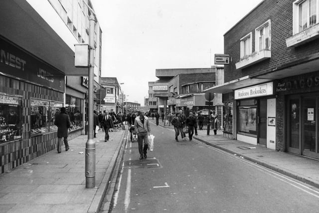In 1987 shoppers in Portsmouth were hunting for final bargains in a section of Charlotte Street which would soon be flattened to make way for Cascades shopping complex