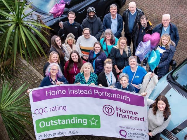 Members of the Home Instead Portsmouth family