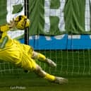 Toby Steward saved three penalties for Bognor in their shoot-out triumph over Lewes in the FA Trophy. Picture: Lyn Phillips