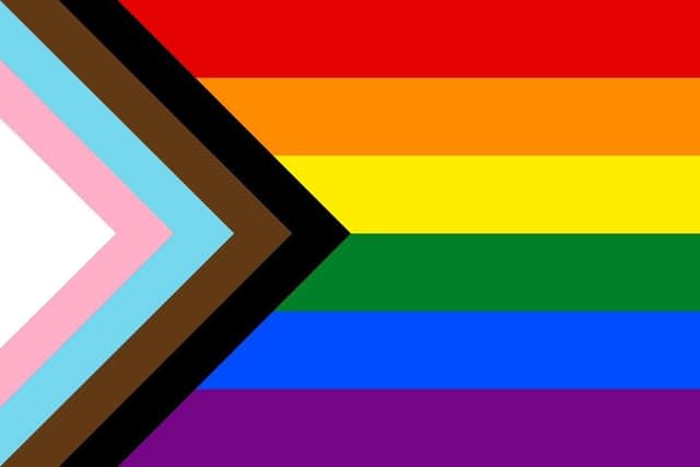 The progress pride flag will be seen outside the civic offices