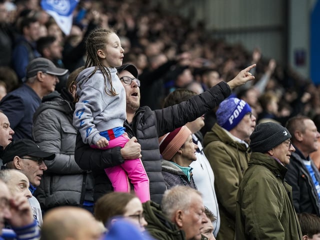20,113 fans were packed into Fratton Park as Pompeym welcomed their biggest crowd into PO4 for more than 13 years