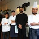 Owner Mo Khan, second right, and the chefs. Siam Square, Osborne Road, Southsea. Picture: Chris Moorhouse