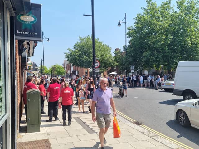 Royal Navy bomb disposal are in Fareham town centre on July 22 after a suspicious package was found. Picture: Stuart Vaizey