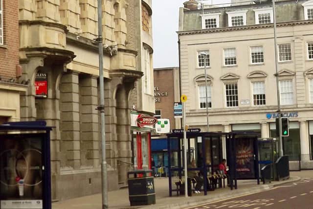 Commercial Road then and now. The same scene today. Picture: Bob Hind