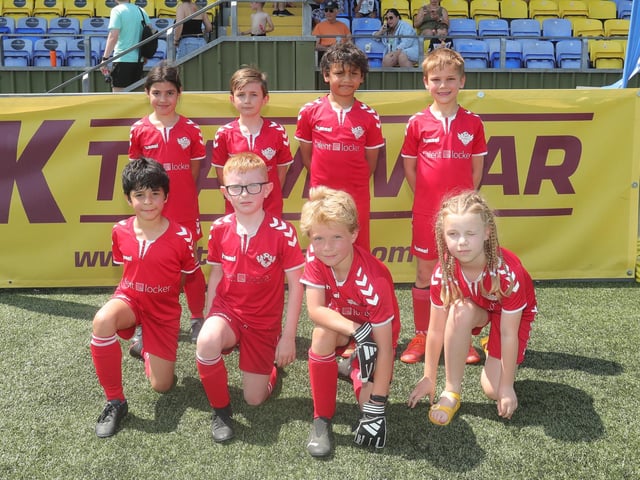 Hiltingbury Hawks Under-8s. Picture by Dave Haines