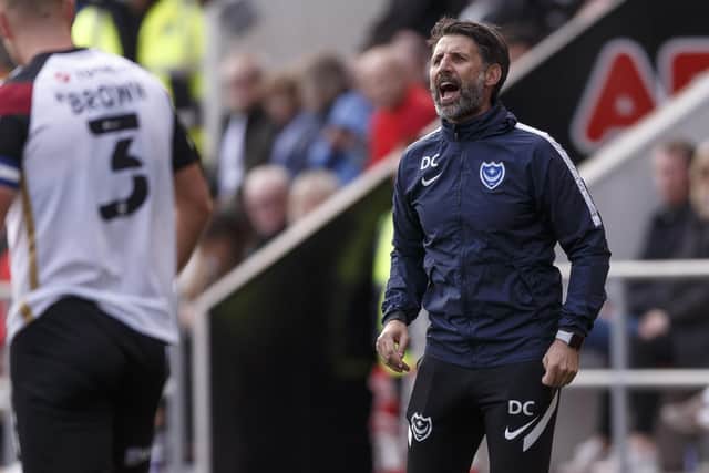 Pompey boss Danny Cowley.  Picture: Daniel Chesterton/phcimages.com